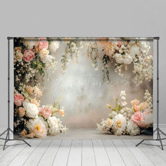 Aperturee - Aperturee Floral Bouquet Surrounds Freshness Wedding Backdrop