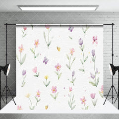 Aperturee - Aperturee Floral Eggs Wooden Floor Easter Room Set Backdrop