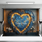 Aperturee - Aperturee Floral Heart Elegant Wall Sweet Wedding Backdrop