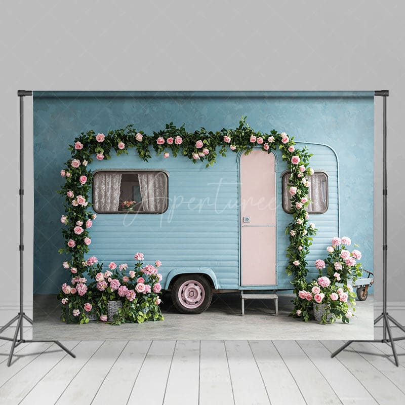 Aperturee - Aperturee Floral Motor Home Elegant Outdoor Wedding Backdrop
