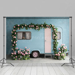 Aperturee - Aperturee Floral Motor Home Elegant Outdoor Wedding Backdrop