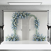 Aperturee - Aperturee Floral Opening Door Elegant Sweet Wedding Backdrop