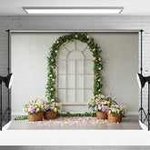 Aperturee - Aperturee Floral Plant Arch Sweet Spring Wedding Backdrop