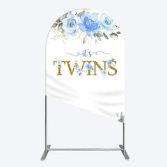 Aperturee - Aperturee Floral Plant Simple Vibe Baby Shower Arch Backdrop