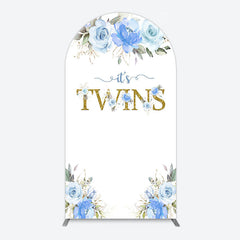 Aperturee - Aperturee Floral Plant Simple Vibe Baby Shower Arch Backdrop