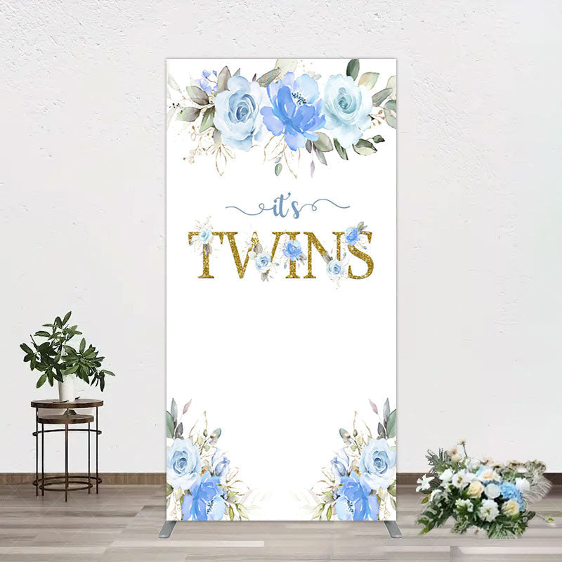 Aperturee - Aperturee Floral Plant Simple Vibe Baby Shower Rectangle Backdrop