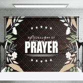Aperturee - Aperturee Floral Plant Wooden National Day Of Prayer Backdrop