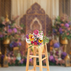 Aperturee - Aperturee Floral Sacred Holy Lovely Sweet Wedding Backdrop