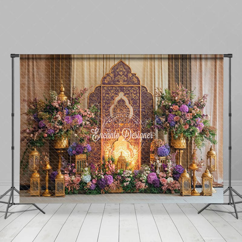 Aperturee - Aperturee Floral Sacred Holy Lovely Sweet Wedding Backdrop