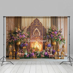 Aperturee - Aperturee Floral Sacred Holy Lovely Sweet Wedding Backdrop