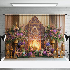 Aperturee - Aperturee Floral Sacred Holy Lovely Sweet Wedding Backdrop