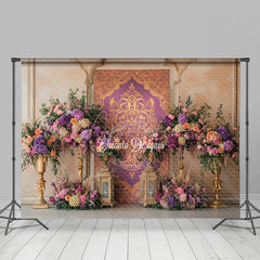 Aperturee - Aperturee Floral Sacred Totem Sweet Lovely Wedding Backdrop