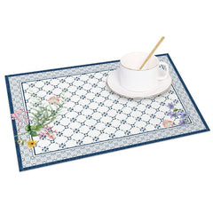 Aperturee - Aperturee Floral Slovakia Fresh Patterns Set of 4 Placemats