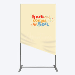 Aperturee - Aperturee Floral Spring Elegant Happy Birthday Rectangle Backdrop