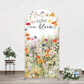 Aperturee - Aperturee Floral Spring Love In Bloom Wedding Arch Backdrop
