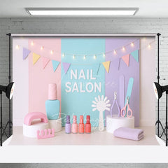 Aperturee - Aperturee Fresh Color Nail Salon Photo Cake Smash Backdrop
