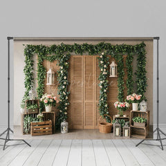 Aperturee - Aperturee Fresh Floral Boho Sweet And Lovely Wedding Backdrop