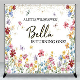 Aperturee - Aperturee Fresh Floral Spring Sweet Custom Birthday Backdrop