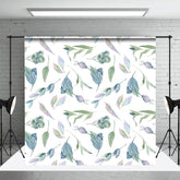 Aperturee - Aperturee Fresh Green Spring Step And Repeat Photo Backdrop