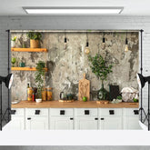 Aperturee - Aperturee Fresh Oldstyle Wall Decoration Photography Backdrop