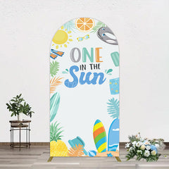 Aperturee - Aperturee Fresh Summer One In The Sun Birthday Arch Backdrop