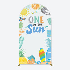 Aperturee - Aperturee Fresh Summer One In The Sun Birthday Arch Backdrop