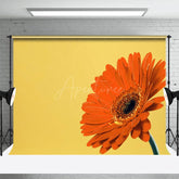 Aperturee - Aperturee Fresh Warm Color Daisy Flower Mothers Day Backdrop