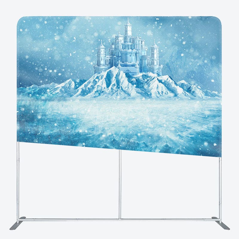 Aperturee - Aperturee Frozen World Iceberg Castle Square Tension Backdrop