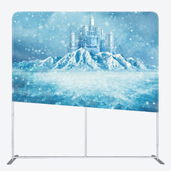 Aperturee - Aperturee Frozen World Iceberg Castle Square Tension Backdrop