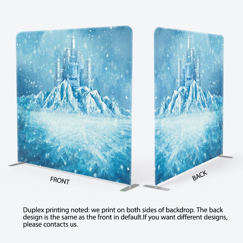 Aperturee - Aperturee Frozen World Iceberg Castle Square Tension Backdrop