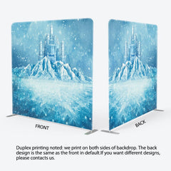 Aperturee - Aperturee Frozen World Iceberg Castle Square Tension Backdrop