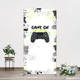Aperturee - Aperturee Game On Happy Birthday Sweet Simple Rectangle Backdrop