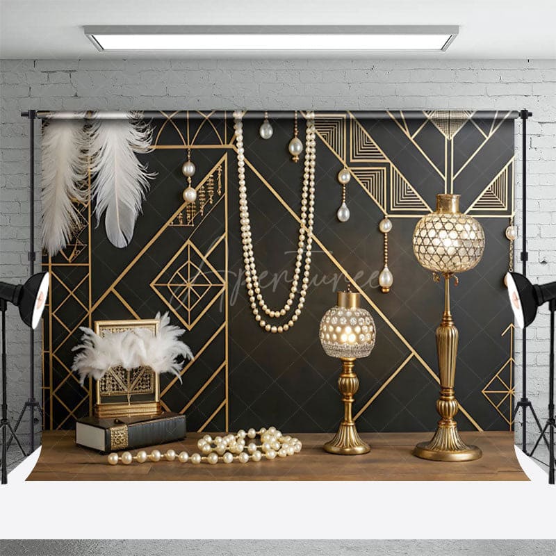 Aperturee - Aperturee Gatsby Carnival Pearl Photography Studio Backdrop