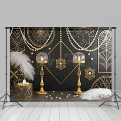 Aperturee - Aperturee Gatsby Theme Pearl Lines Photography Studio Backdrop