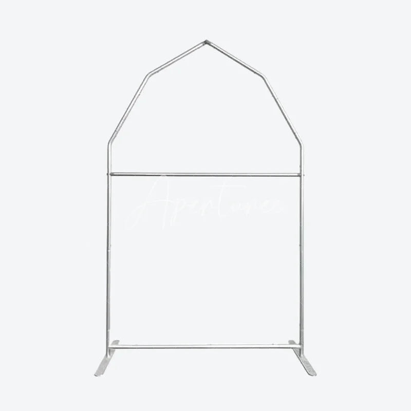 Aperturee - Aperturee Gingerbread House Barn Door Arch Backdrop Christmas Candy Themed Party Decor Holiday Photography Background