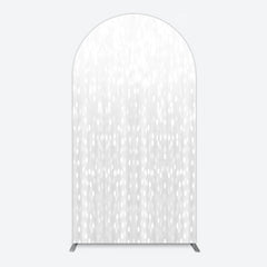 Aperturee - Aperturee Glitter Grey Bokeh Simple Photography Arch Backdrop