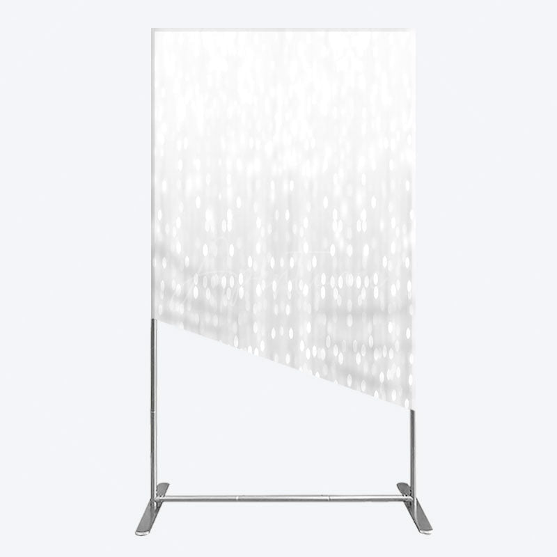 Aperturee - Aperturee Glitter Grey Bokeh Simple Photography Rectangle Backdrop