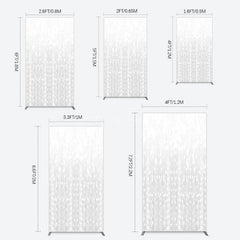 Aperturee - Aperturee Glitter Grey Bokeh Simple Photography Rectangle Backdrop