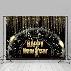 Aperturee - Aperturee Glittering Midnight Clock New Years Eve Backdrop