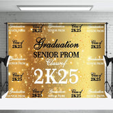 Aperturee - Aperturee Gold Bokeh Sparkle Step And Repeat Graduation Backdrop