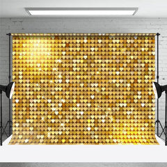 Aperturee - Aperturee Gold Sparkle Sequins Marbled Floor Room Set Backdrop