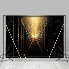 Aperturee - Aperturee Gold Thread Sacred Way Bokeh Photography Backdrop