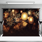 Aperturee - Aperturee Golden Dazzling Night New Year Backdrop For Party