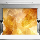 Aperturee - Aperturee Golden Flowing Abstract Fluid Texture Backdrop Elegant Light Photography Background Modern Party Decor