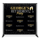 Aperturee - Aperturee Goodbye Tension Step Repeat Banner Retirement Backdrop