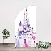 Aperturee Aperturee Gorgeous Castle Princess Birthday Half Moon Arch Backdrop