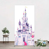 Aperturee Aperturee Gorgeous Castle Princess Birthday Rectangle Backdrop