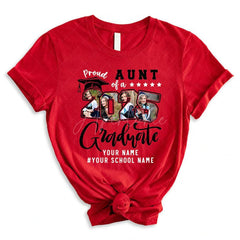 Aperturee - Aperturee Grad Senior 2025 Proud Family Custom T Shirt for Graduate Gift
