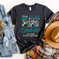 Aperturee - Aperturee Grad Senior 2025 Proud Family Custom T Shirt for Graduate Gift