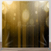 Aperturee - Aperturee Gradient Brown Bokeh Photo Square Tension Backdrop